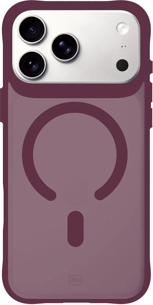 Viedtālruņa vāciņš 3MK Smoke MagCase Burgundy