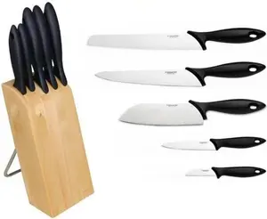 Fiskars 1023782 Wooden Slot Knife Block