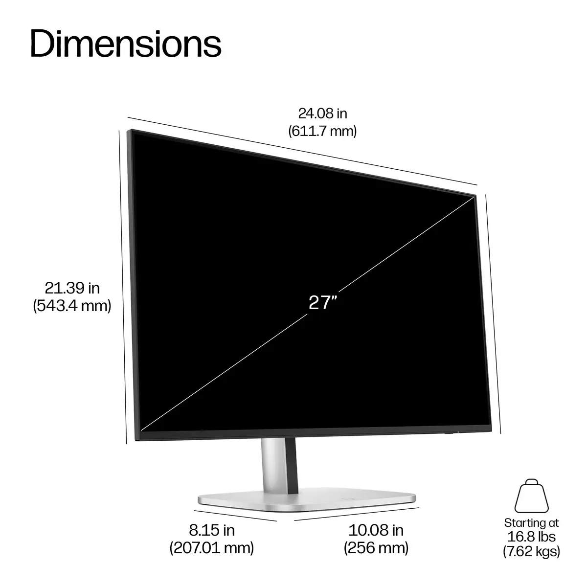 HP Series 5 Pro 527fd G2 27-inch Monitor Photo 4