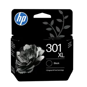 HP 301XL Oriģinālais Melnais Tintes Kasetne ar Lielu Resursu CH563EE#LS1 tintes printeriem, kas nodrošina asu tekstu un uzticamu drukāšanu