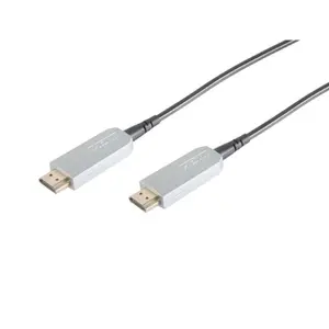 HDMI кабель S-Impuls 01-20085 15 м HDMI Type A Штекер - HDMI Type A Штекер Позолоченные контакты 17.819 Гбит/с Черный Серый