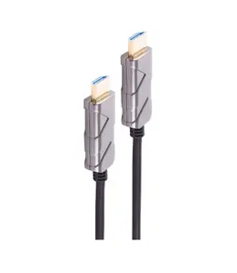 Кабель HDMI 2.1 S-Impuls 30-55095 HDMI Type A штекер — HDMI Type A штекер 20 м 48 Гбит/с черный и серый