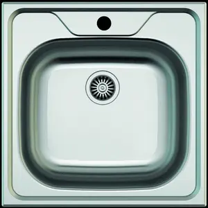THEMA_LUX AS14 Stainless Steel Sink with Syphon AS1007