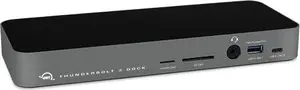 OWC OWCTB3DK14PSGG Thunderbolt 3 Laptop Dock and Port Replicator Grey with 40 Gbit/s Data Transfer Rate and Ethernet LAN