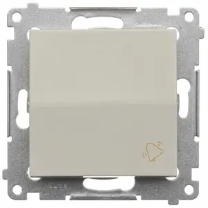 Kontakt-Simon Simon 54 Push Button Bell Module with Quick Connectors Cashmere DD1.01/42
