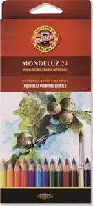 Koh I Nor Kredki akwarelowe 3718/K 24 kolory (378014)