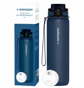Wessper B4 TRITAN Actitex sporta pudele 500ml tumši zila