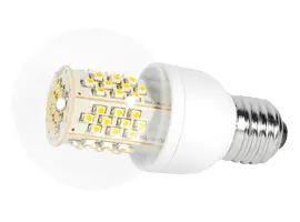 Transmedia LE 8-2 W Enerģiju taupoša LED spuldze E27 4.5 W 260 lm Silts balts 3000 K 270° stara leņķis