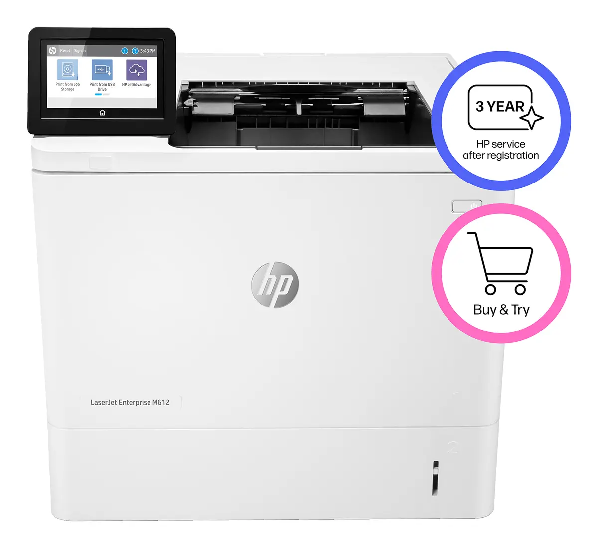 Лазерный принтер HP LaserJet Enterprise M612dn Photo 3