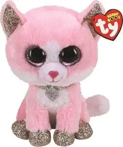 TY Beanie Boos Fiona Rozā Kaķis 24 cm 36489