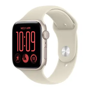 Apple Watch SE 3 40mm Starlight Aluminum Case with Sand Sport Band S/M GPS S10 Chip 64GB Storage watchOS