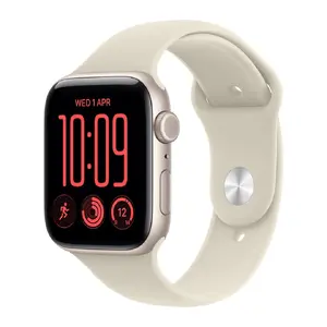 Умные часы Apple Watch SE 3 Cellular 40mm в корпусе цвета «сияющая звезда» с песочным спортивным ремешком S/M чип S10 64 ГБ GPS LTE watchOS