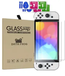 Strado-Tech Tempered Glass Screen Protector for Nintendo Switch OLED 9H Hardness Full Coverage Oleophobic Coating