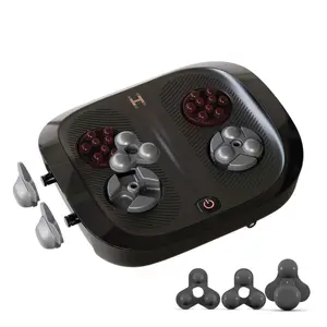 HoMedics ModMassage FMS-282H-EB Shiatsu pēdu masieris ar maināmām galviņām un sildīšanu