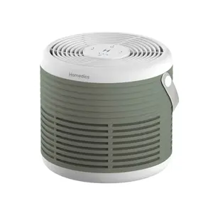 Очиститель воздуха HoMedics Whisper Pure Comfort AP-T63GN-WW с 3-в-1 фильтром True HEPA, активированным углем, отсеком для масел и 3 скоростями вентилятора для комнат до 42м²