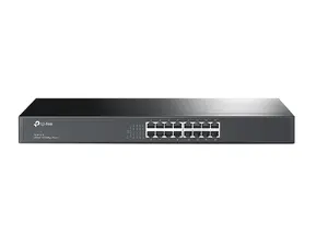 TP-Link TL-SF1016 16-Port 10/100Mbps Unmanaged Rackmount Network Switch with 3.2 Gbit/s Switching Capacity and 8000 MAC Address Table