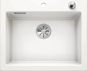 BLANCO PALONA 6 Cabinet sink Ceramic White for 60 cm cabinet with InFino basket strainer