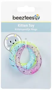 Набор игрушек для кошек Beeztees Kitten Rings 3 штуки 4.5 см