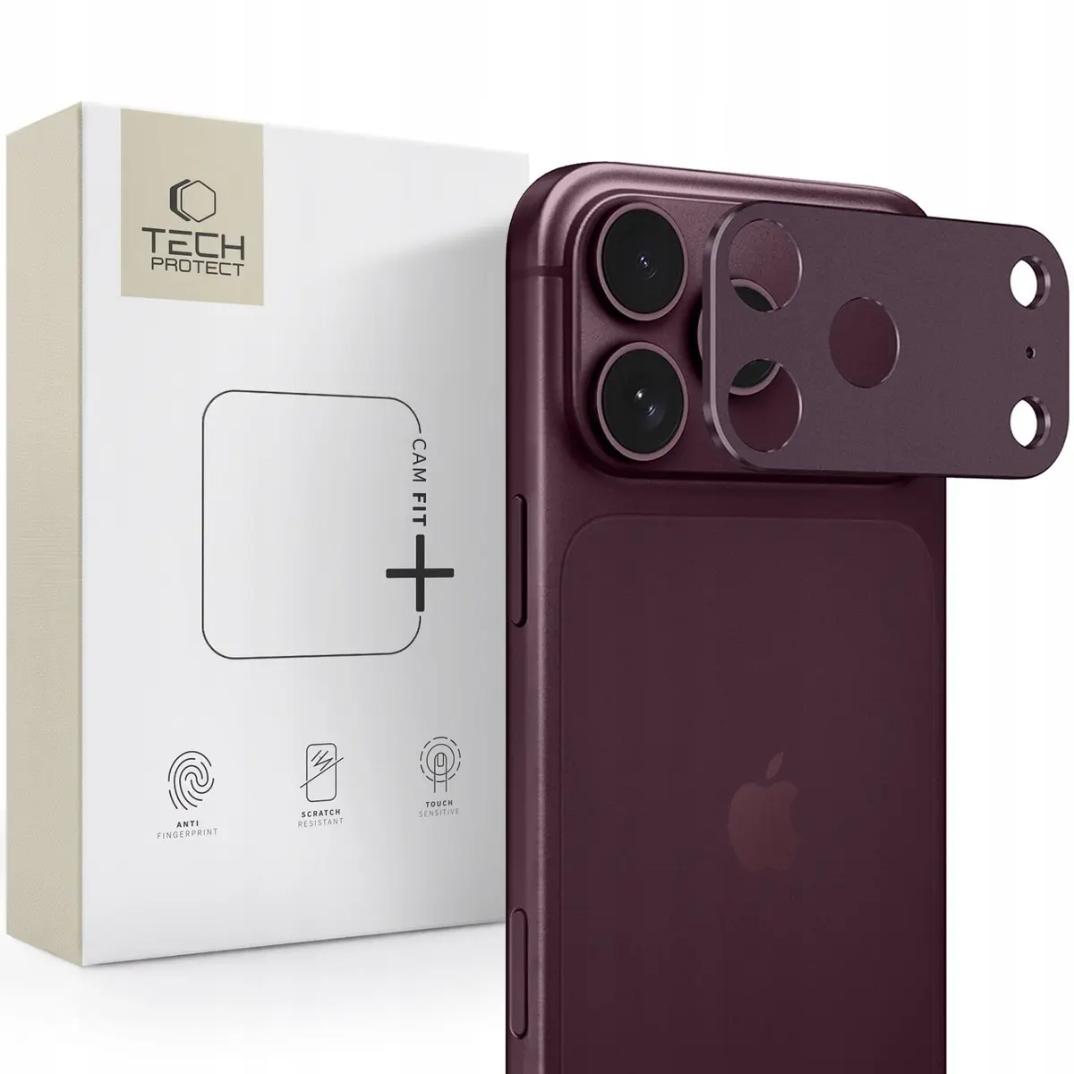 Tech-Protect CAMALLOY FIT+ kameras aizsargs iPhone
