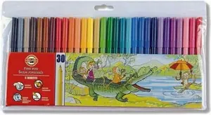 Koh I Nor 30 krāsu flomāsteru komplekts