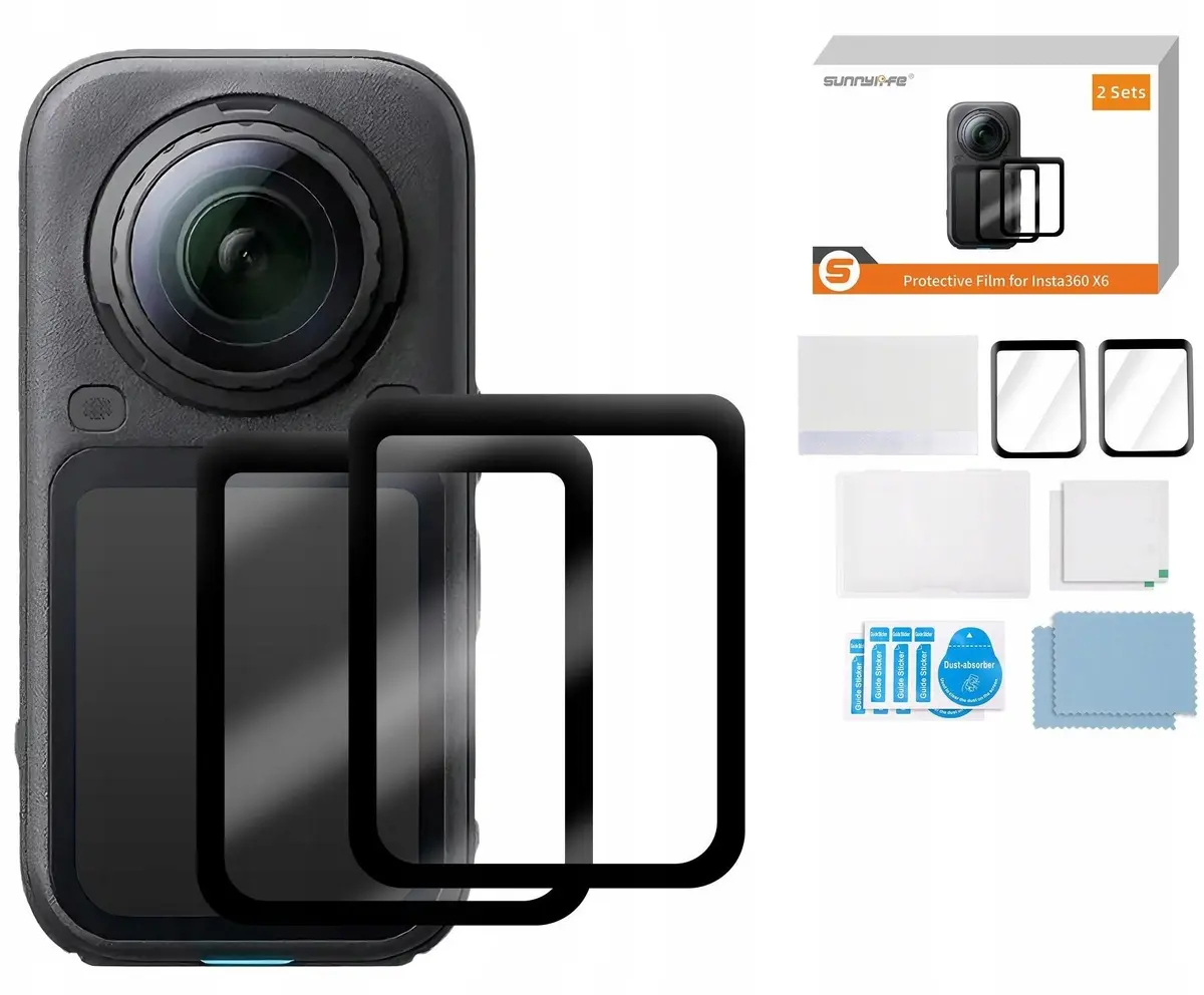 Sunnylife Rūdīta Stikla Ekrāna Aizsargs Insta360