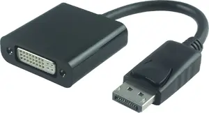 MicroConnect DPDVI015 video cable adapter 0.15 m DisplayPort to DVI-I Black