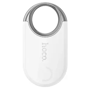 HOCO E98A Item Locator for Android compatible with Google Find My Device Obsidian White ABS and Zinc Alloy with CR2032 Battery