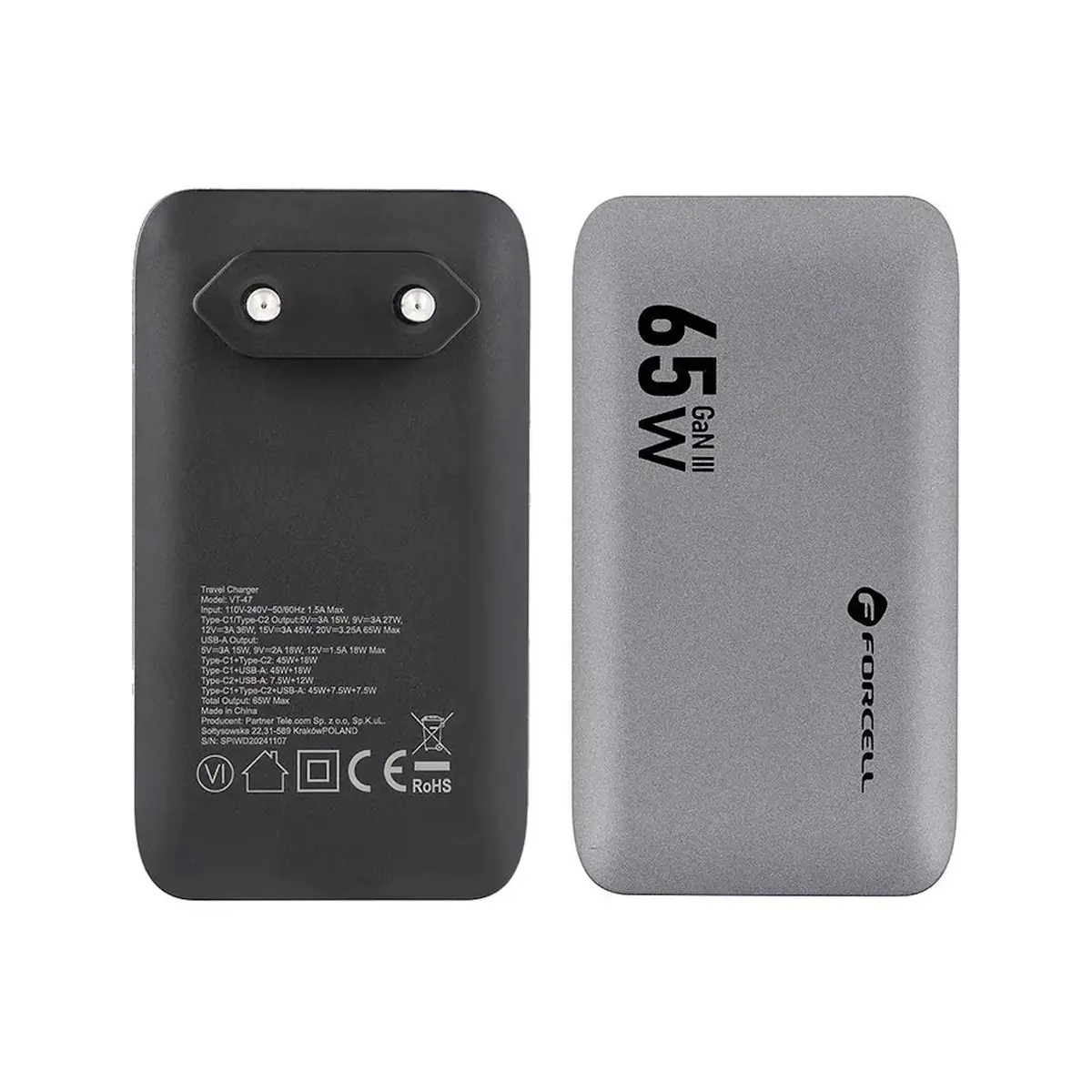 Forcell F-Energy VT-47 65W GaN III Charger Photo 6