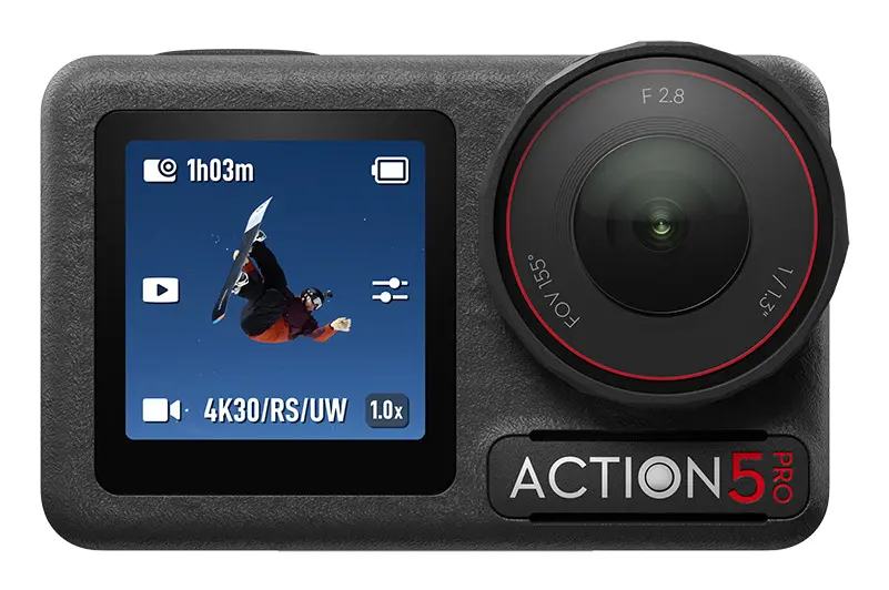 DJI Osmo Action 5 Pro darbības