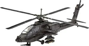 Сборная модель вертолета Revell AH-64A Apache Масштаб 1:100