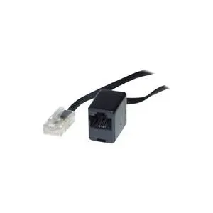 S-Conn telefona kabelis RJ45 uz RJ45 3 m Melns