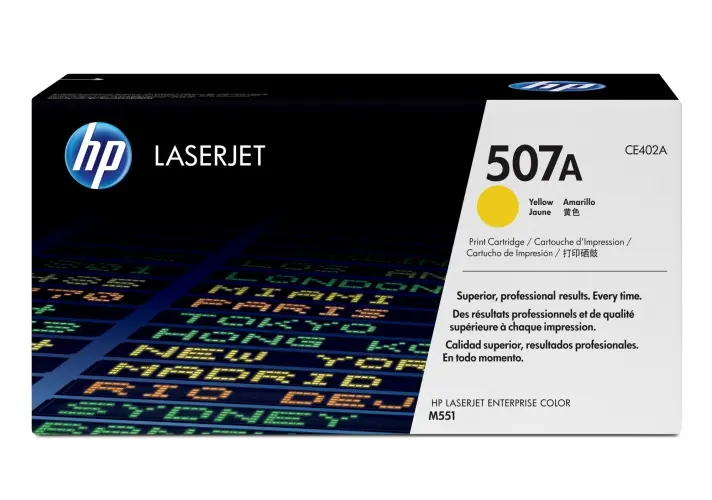 HP 507A CE402A Yellow Toner Cartridge | HP Photo 10