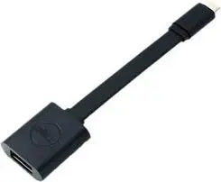 Кабель USB Dell DBQBJBC054 USB 3.2 Gen 1 USB C штекер на USB A гнездо 0.132 м черный