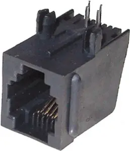 S-Conn 79215 Unshielded Modular Jack 6/4 for PCB Mounting