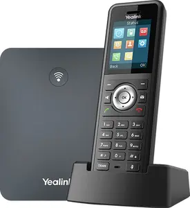 IP-телефон Yealink W79P Черный Беспроводная трубка 20 линий TFT Wi-Fi 1.9 ГГц телефонная книга на 1000 записей