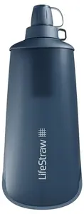 Peak Squeeze Filter Bottle 1L Mountain Blue