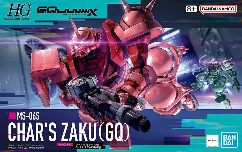 Bandai HGGQ 1/144 MS-06S Char`s Zaku