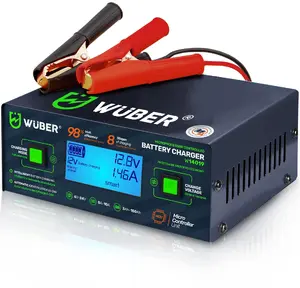 Microprocessor battery charger WUBER W14019 6V 8V 12V 14V 16V 24V 10A