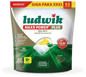 Ludwik Trauku mazgājamās mašīnas kapsulas Maxx Power Plus 95 gab