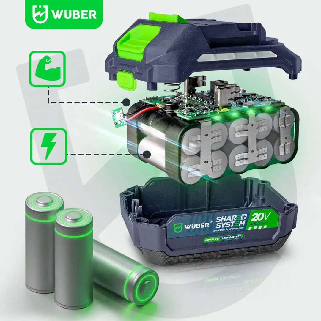 Cordless Leaf Blower WUBER W04400 Photo 9