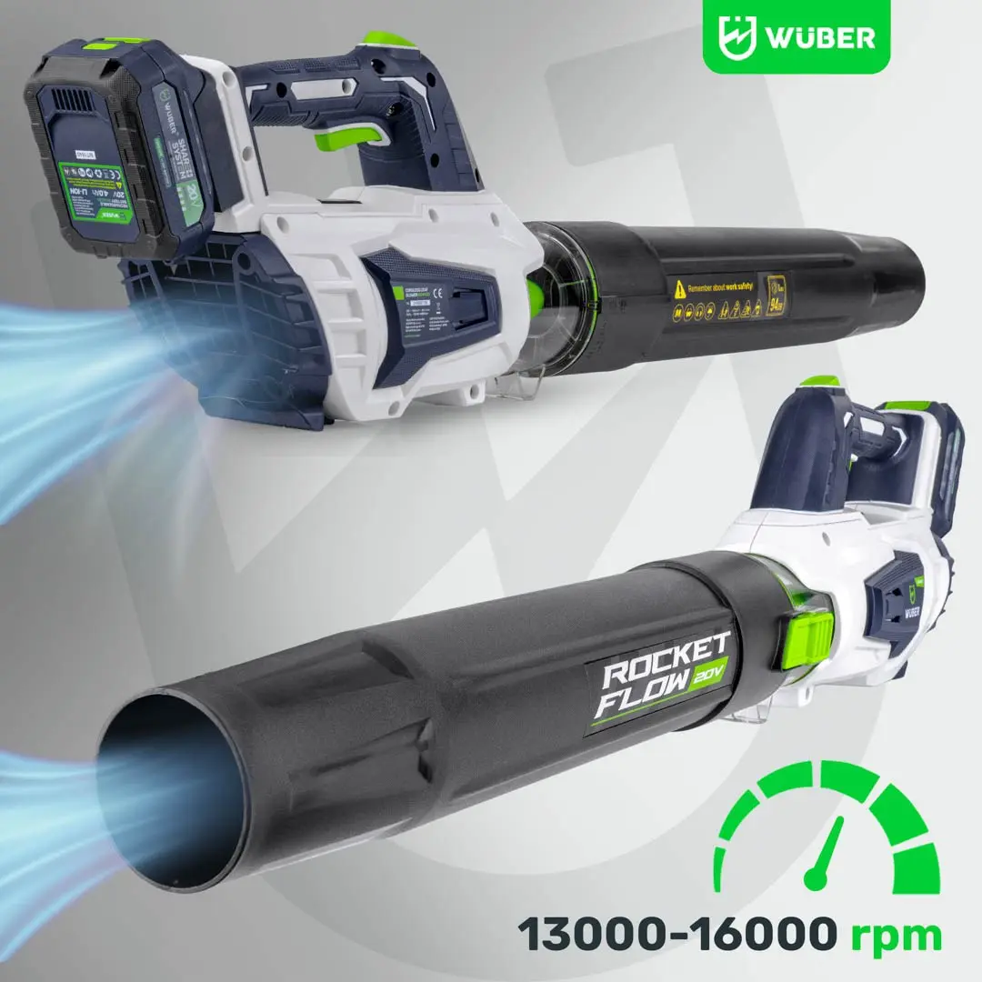 Cordless Leaf Blower WUBER W04400 Photo 12