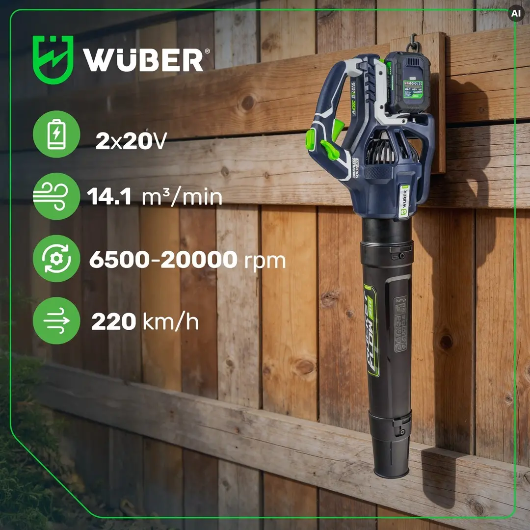 Аккумуляторная воздуходувка WUBER W04402 Photo 14