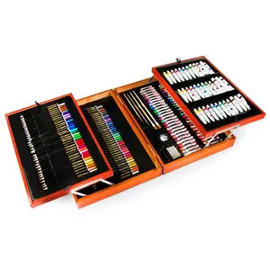 SPOKEY Easy Stationery Art Supplies Set 168 Pieces Wooden Assorted Colors