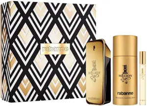Paco Rabanne 1 Million Tualetes ūdens 100ml un Dezodorants sprejs 150ml ar EDT Miniatūru 10ml Dāvanu komplekts