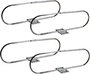 Rittal Cable Routing Bar with Mounting Plate 300 x 90 mm 4-Pack Refurbished
