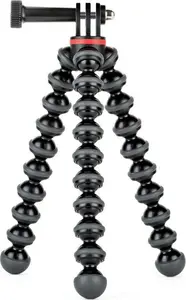 JOBY GorillaPod 500 Action Statīvs ekšn kamerām, 3 kājas, melns un sarkans