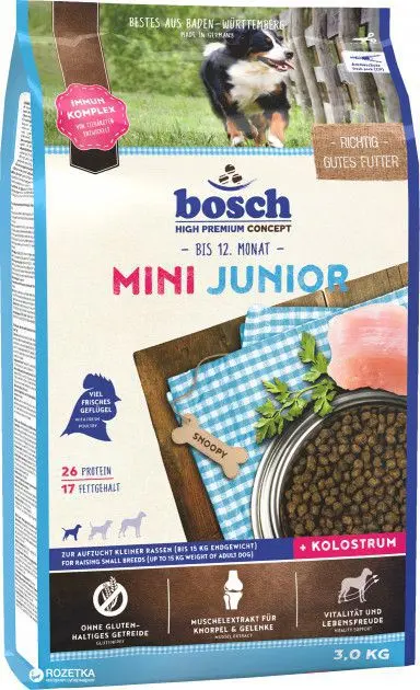 Sausā barība kucēniem Bosch Mini Junior