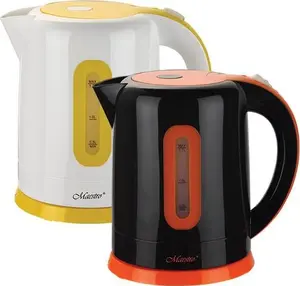 Electric Kettle Maestro MR-040 with 1.7 L Capacity 2000 W Power Plastic Housing Black and Orange Color