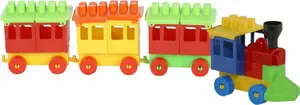 Baczek Big Passenger Train-Long Building Set with 38 Pieces