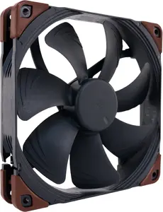 Datora korpusa ventilators Noctua NF-A14 industrialPPC-2000 14 cm Melns Brūns 2000 RPM 182.5 m³/h